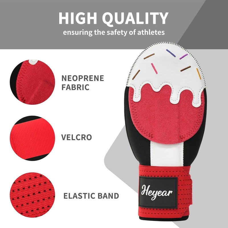 Heyear Baseball Sliding mitt, Sliding Mitt for Youth, Baseball Softball Glove for Hand Protection, Breathable and Durable, Adjustable Elastic Wrist Strap, Ambidextrous Design - Image 2